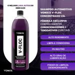 Vonixx V-Floc 1,5L Shampoo Automotivo Concentrado 2011004