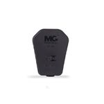 Pino Macho Extra Grande 2P+T 10A com Prensa Cabo Preto Margirius 22656