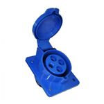 Tomada Industrial Embutir 32A 3P+T Azul Margirius 21642