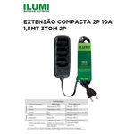 Extensão Compacta C/ 10 Metros 17932 Preta