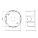 Caixa de Embutir Octogonal 3 x 3 Simples Tigre