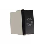 Modulo Interruptor Touch Simples 10A Preto Fosco 21864 Sleek Margirius