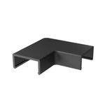 Cotovelo 90º Para canaleta 20×10mm Preta C/ 2pçs Margirius 21892