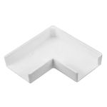  Cotovelo 90º Para canaleta 20×10mm Branco C/ 2pçs Margirius 21821