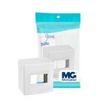 Caixa Sobrepor Sistema X 1 Posto Linha Sleek Margirius 
