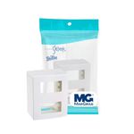 Caixa Sobrepor Sistema X 2 Postos Separados Linha Sleek Margirius 