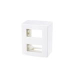 Caixa Sobrepor Sistema X 2 Postos Separados Linha Sleek Margirius 