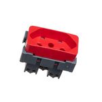 Módulo Tomada 10A 2P+T Vermelho 19487 Linha B3 Margirius