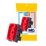 Módulo Tomada 20A 2P+T Vermelho 19488 Linha B3 Margirius