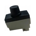 Módulo Controle de Lumininosidade e Velocidade Clean Preto Fosco Margirius - 127V