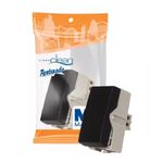 Módulo Interruptor Bipolar Simples 10A Clean Preto Fosco Margirius