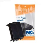 Módulo Cego com 2 Unidades Clean Preto Fosco Margirius