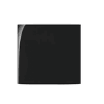 Placa 4x4 Cega Clean Preto Fosco Margirius