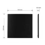 Placa 4x4 Cega Clean Preto Fosco Margirius