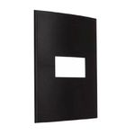 Placa 4x2 de 1 Posto Clean Preto Fosco Margirius