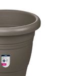 Vaso para Jardim 45cm Plástico Cinza Primafer PR6046-1