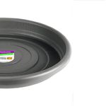 Prato 22cm para Vaso Plástico 28cm Cinza Primafer PR6543-1