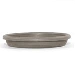 Prato 22cm para Vaso Plástico 28cm Cinza Primafer PR6543-1
