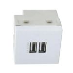 Módulo Carregador de USB 2A Duplo Linha Infinity Margirius