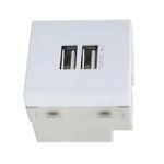 Módulo Carregador de USB 2A Duplo Linha Infinity Margirius