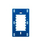 Placa 4 x 2 Azul Marinho 3 Postos Linha Infiniti Margirius