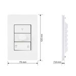 Conjunto Controle Ventilador Linha Infiniti Margirius 127V