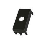 Módulo Saída de Fio com 2 Unidades Linha Infinity Ebony Margirius
