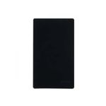 Placa 4 x 2 Cega Linha Infinity Ebony Margirius