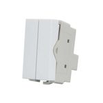 Módulo Interruptor Duplo Simples Linha Infiniti Margirius 