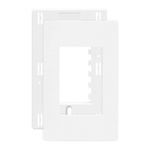 Placa 4 X 2 Com 3 Postos Branco C/ Suporte Linha Infiniti Margirius 