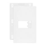 Placa 4x2 1 Posto Horizontal Branco C/ Suporte Linha Infinity Margirius