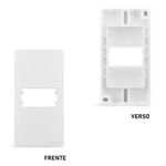 Placa para Condulete 1 Posto Sleek Branco 21843 Margirius