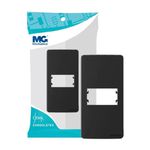 Placa com Suporte Sleek apra Condulete 1' pol Preta Margirius 22425