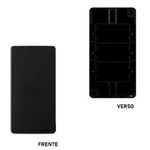 Placa Suporte Sleek Condulete 1 pol Cega Preta Margirius 21849
