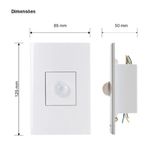 Conjunto Sensor De Presença Linha Sleek Margirius Bivolt 