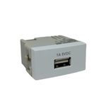 Módulo Carregador Usb 1A Linha Sleek Margirius
