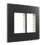 Placa 4 x 4 Grafite 6 Postos Linha Sleek Margirius