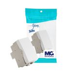 Módulo Interruptor Intermediário Branco Linha Sleek Margirius 