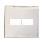 Placa 4 X 4 Com 2 Postos Branco Linha Sleek Margirius 
