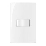 Conjunto 1 Interruptor Simples Linha Sleek Margirius 