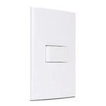 Conjunto 1 Interruptor Simples Linha Sleek Margirius 