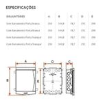 Quadro de Distribuição Plástico de Sobrepor 24 Din 135102 Cemar