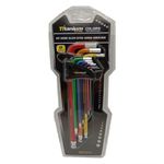 Jogo De Chave Allen Extra Longa Abaulada Colors 1,5-10mm 08045