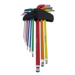 Jogo De Chave Allen Extra Longa Abaulada Colors 1,5-10mm 08045