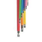 Jogo De Chave Torx Extra Longa Colors T10-T50 9 peças 08046
