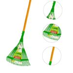 Vassoura Para Grama De Arame Regulável C/ Cabo FJ-1102