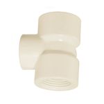 Te Pvc Redução Roscável 1 X 3/4' Amanco