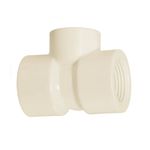 Te Pvc Redução Roscável 3/4 X 1/2 Amanco