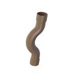 Curva Soldável Marrom de Transposição 32mm Platubos