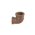 Joelho de Redução Pvc Marrom 90º Graus 25 x 20mm Plastubos